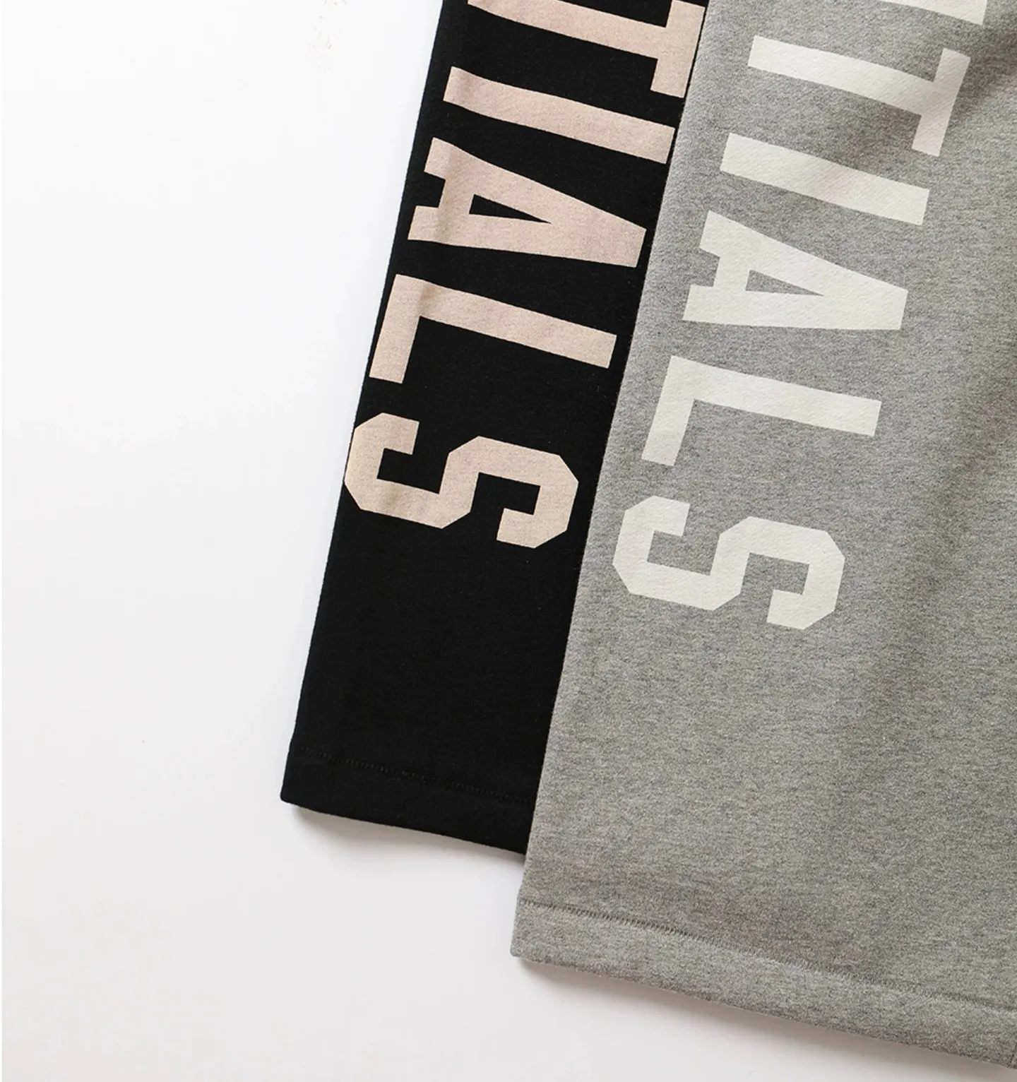 🦋 、Hot Sale🦋 118 【 】Fear of God Essentials Fall 24 BACK TO SCHOOLSeries Fleece Relaxed Sweatpant Same Style ：Black/Gray/ / Size：XS-XL